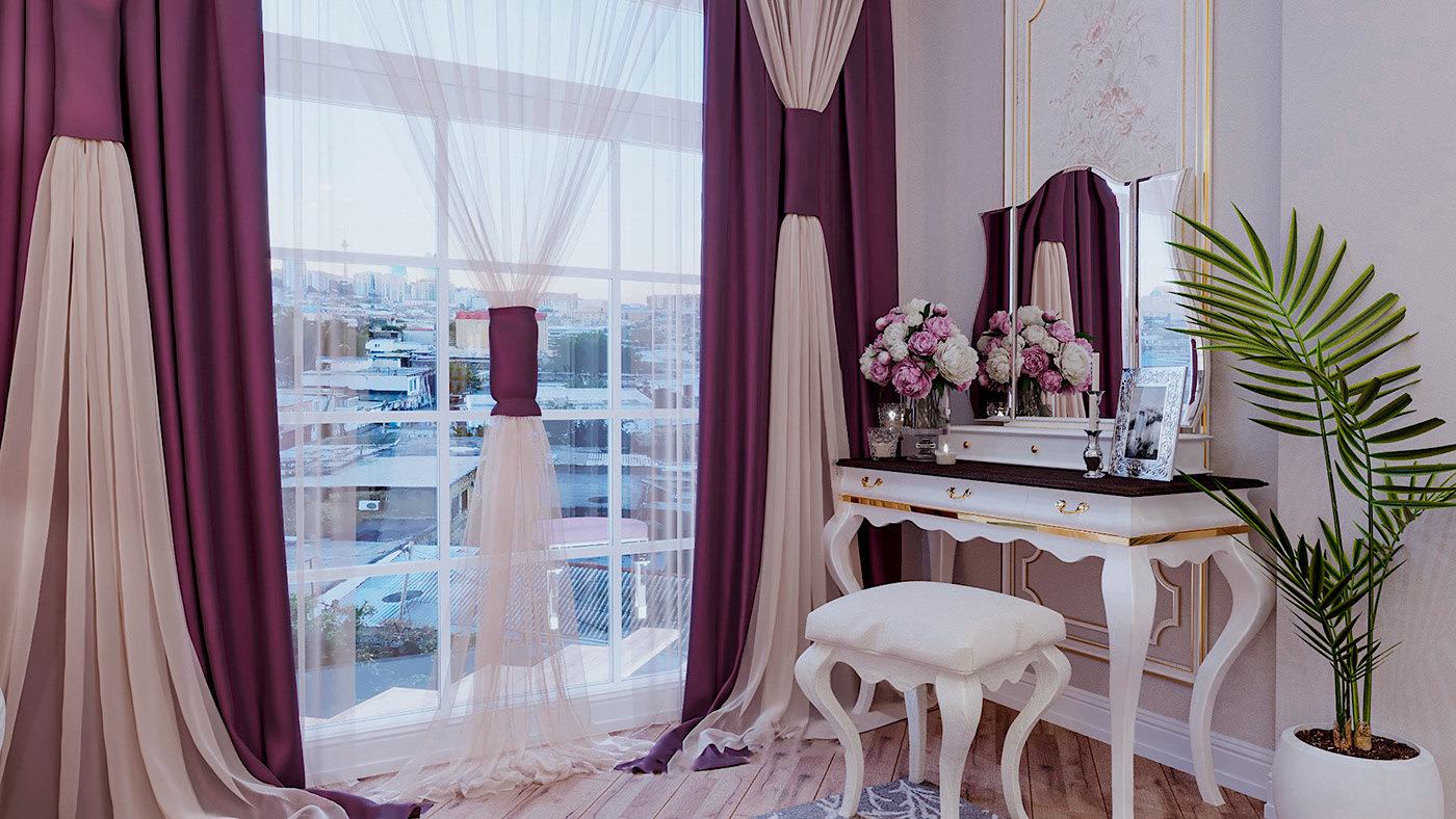 Комплект мебели для спальни CLASSIQUE Violet