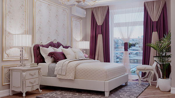 Комплект мебели для спальни CLASSIQUE Violet