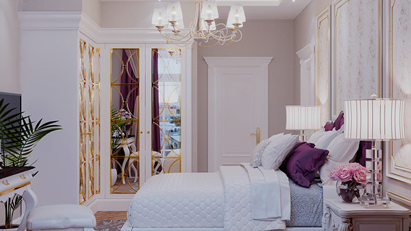 Комплект мебели для спальни CLASSIQUE Violet