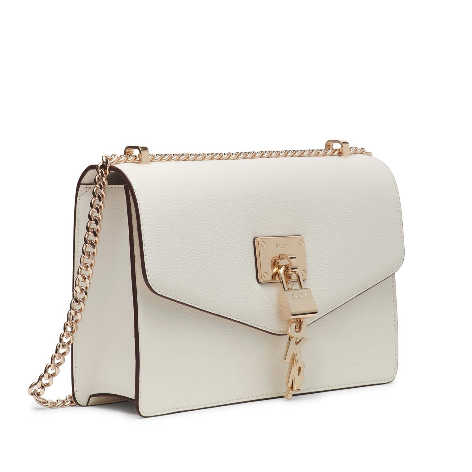 Elissa pebbled leather shoulder 2025 bag