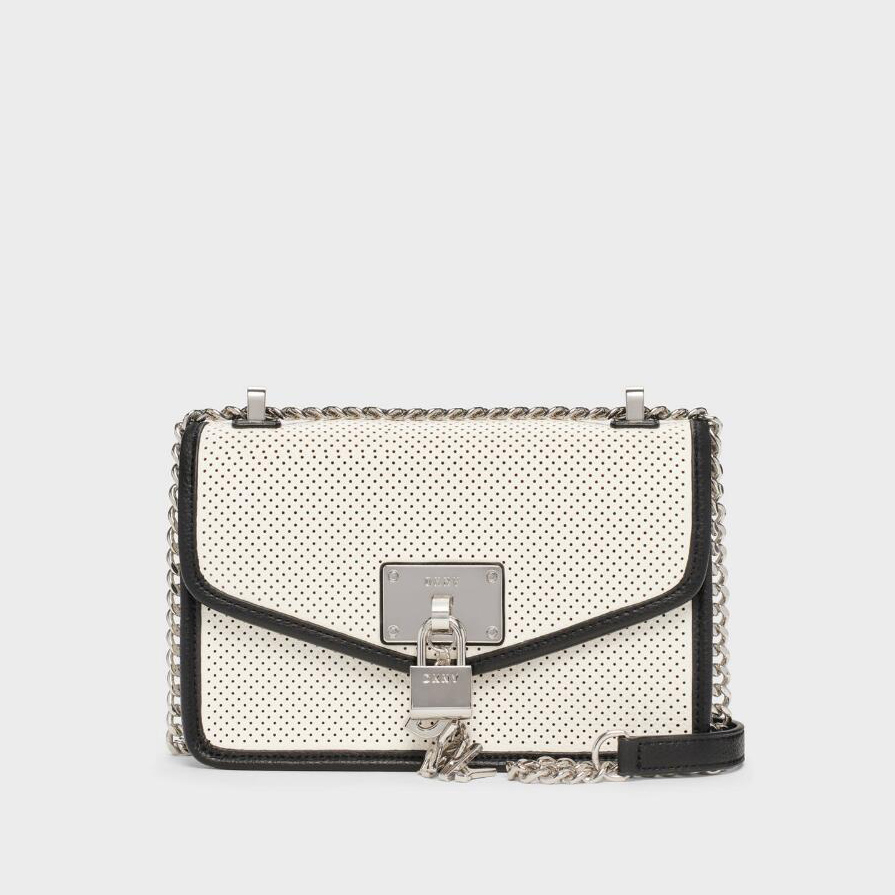 DKNY- Seva Mini Box Crossbody - Ivory/Silver – Amreki