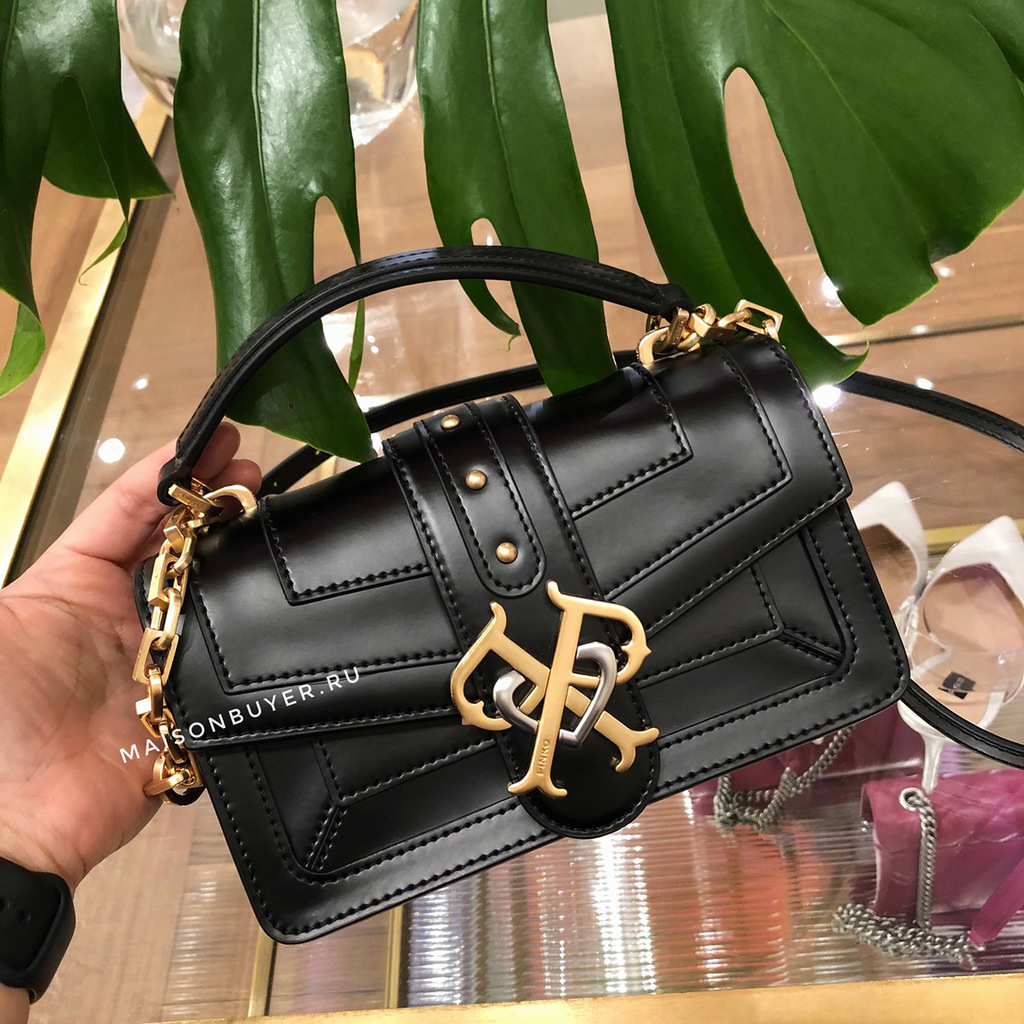 PINKO MINI DOUBLE P AW20 21 black