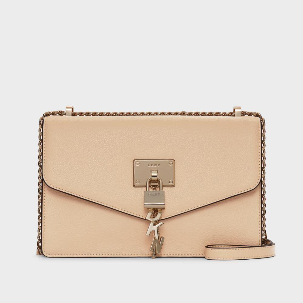 Dkny elissa discount signature satchel