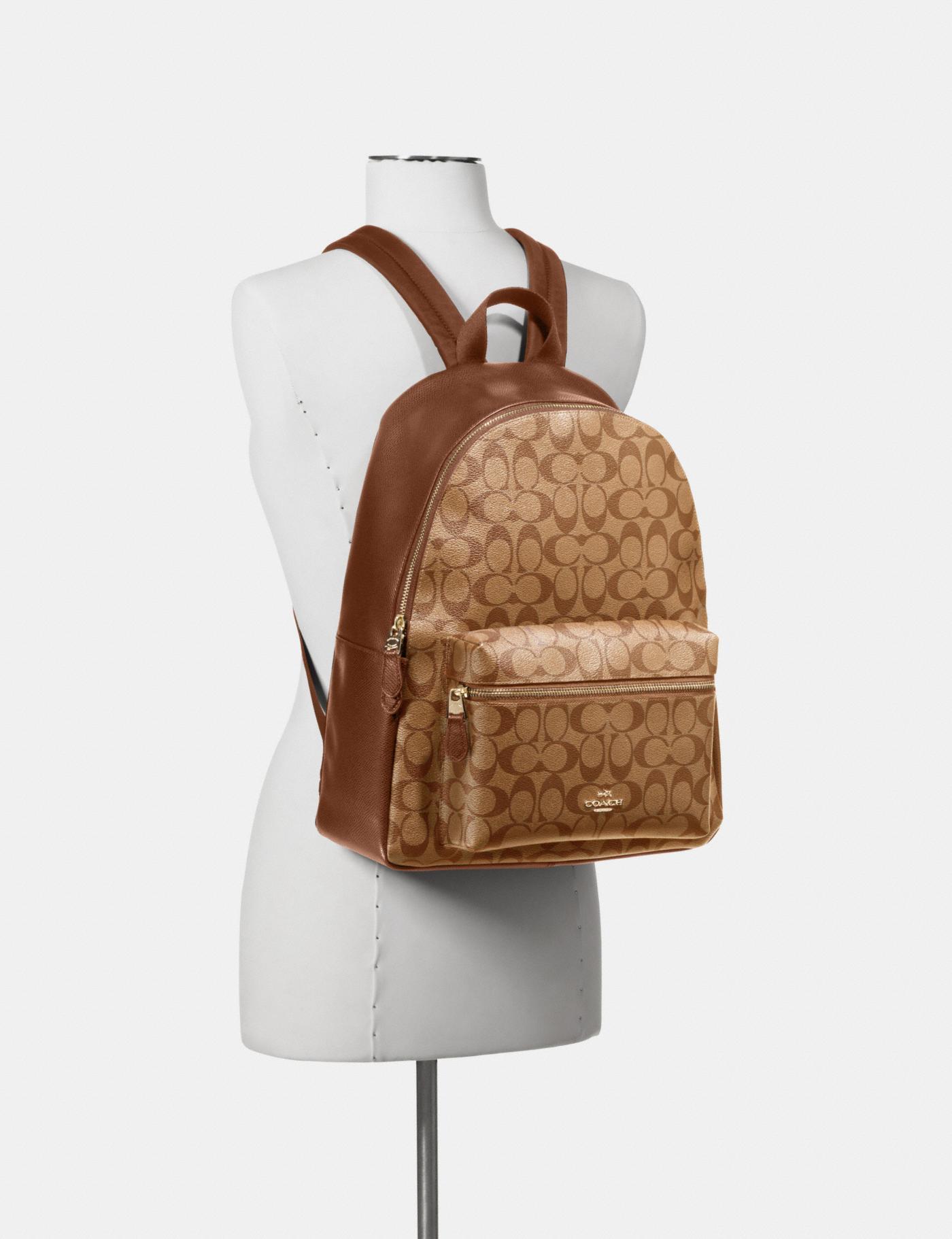 Coach sig med online charlie backpack