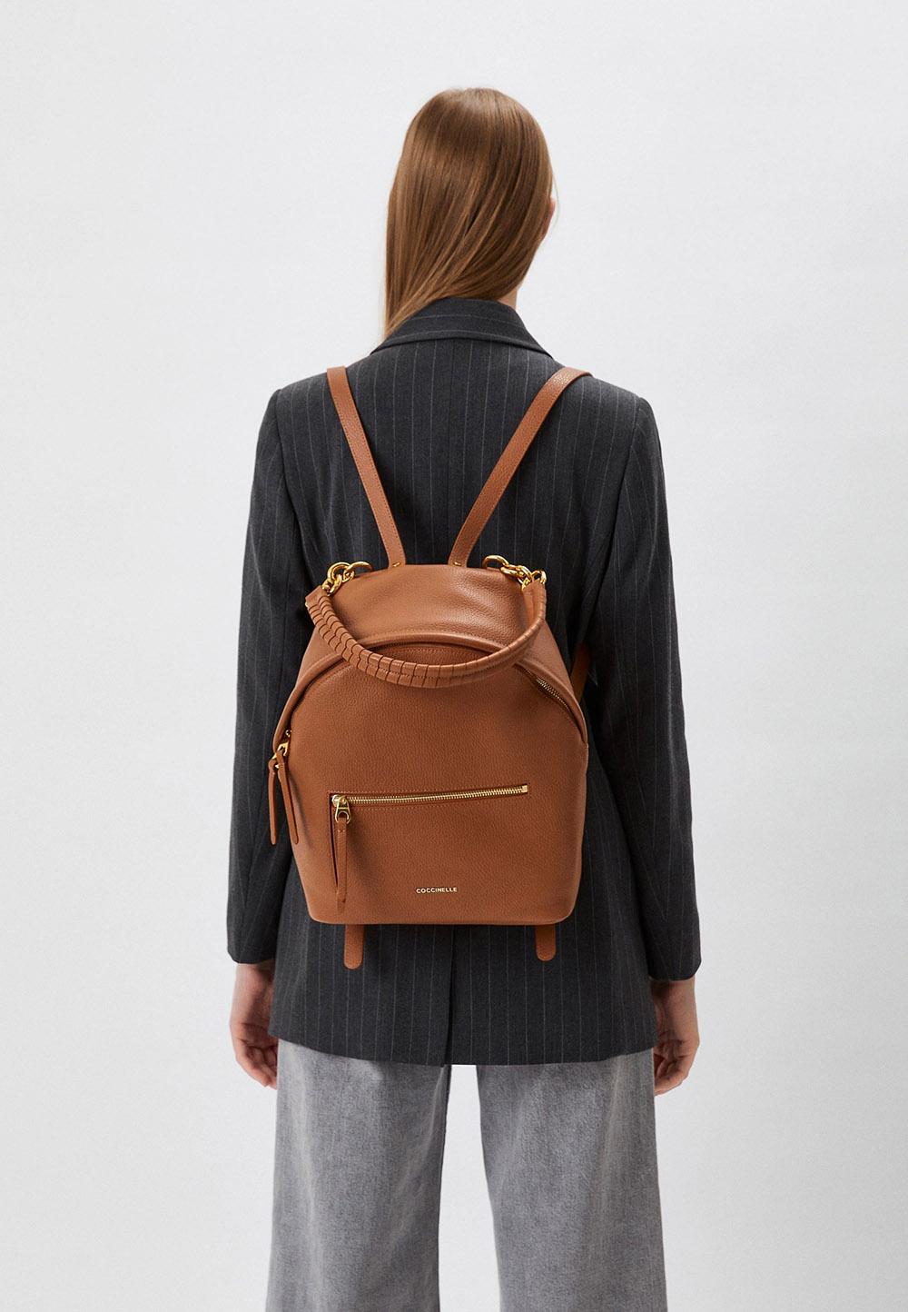 COCCINELLE MAELODY BACKPACK Caramel COMaelody161BP