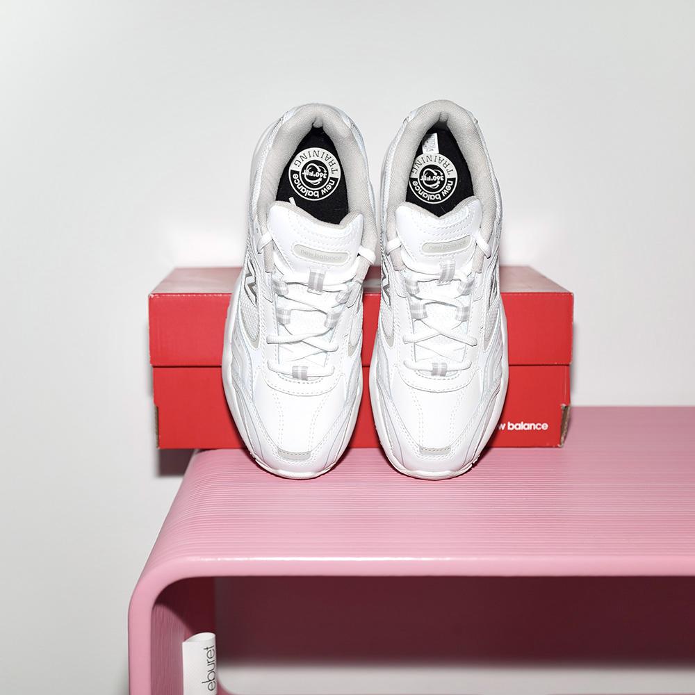 All white new balance shoes hotsell