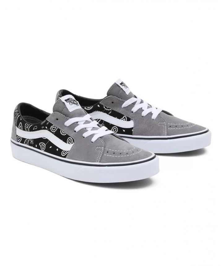 Grey vans outlet low