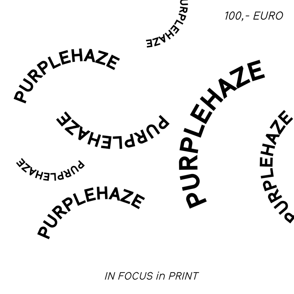 PURPLEHAZE Magazine Print in Focus 100