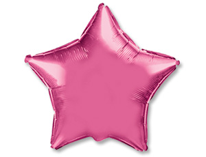 Ф Б/РИС 18" ЗВЕЗДА Металлик Pink