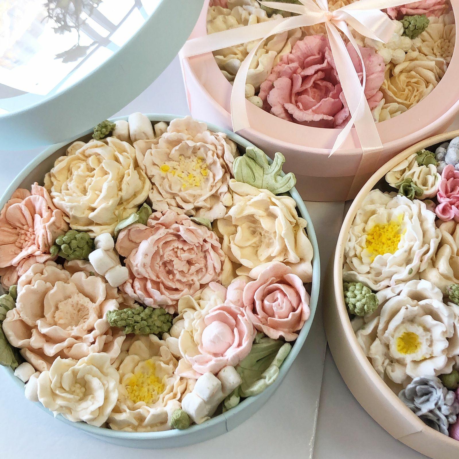 шляпная коробка с зефиром