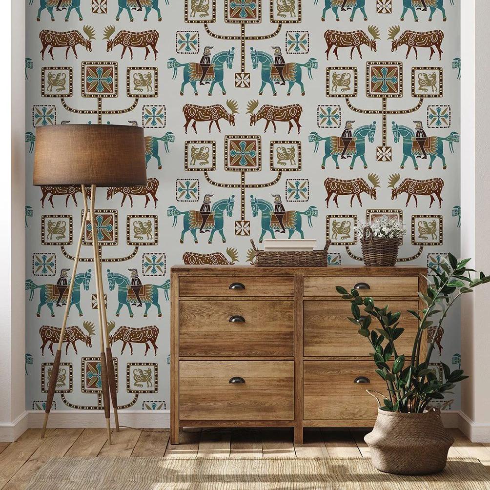 Тафтинг-полотна: уникальные обои для интерьера