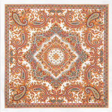 Foulard en coton "Curiosité"