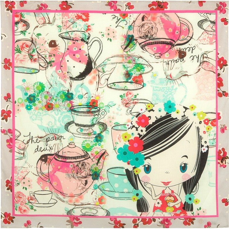 Foulard en coton "Alice"