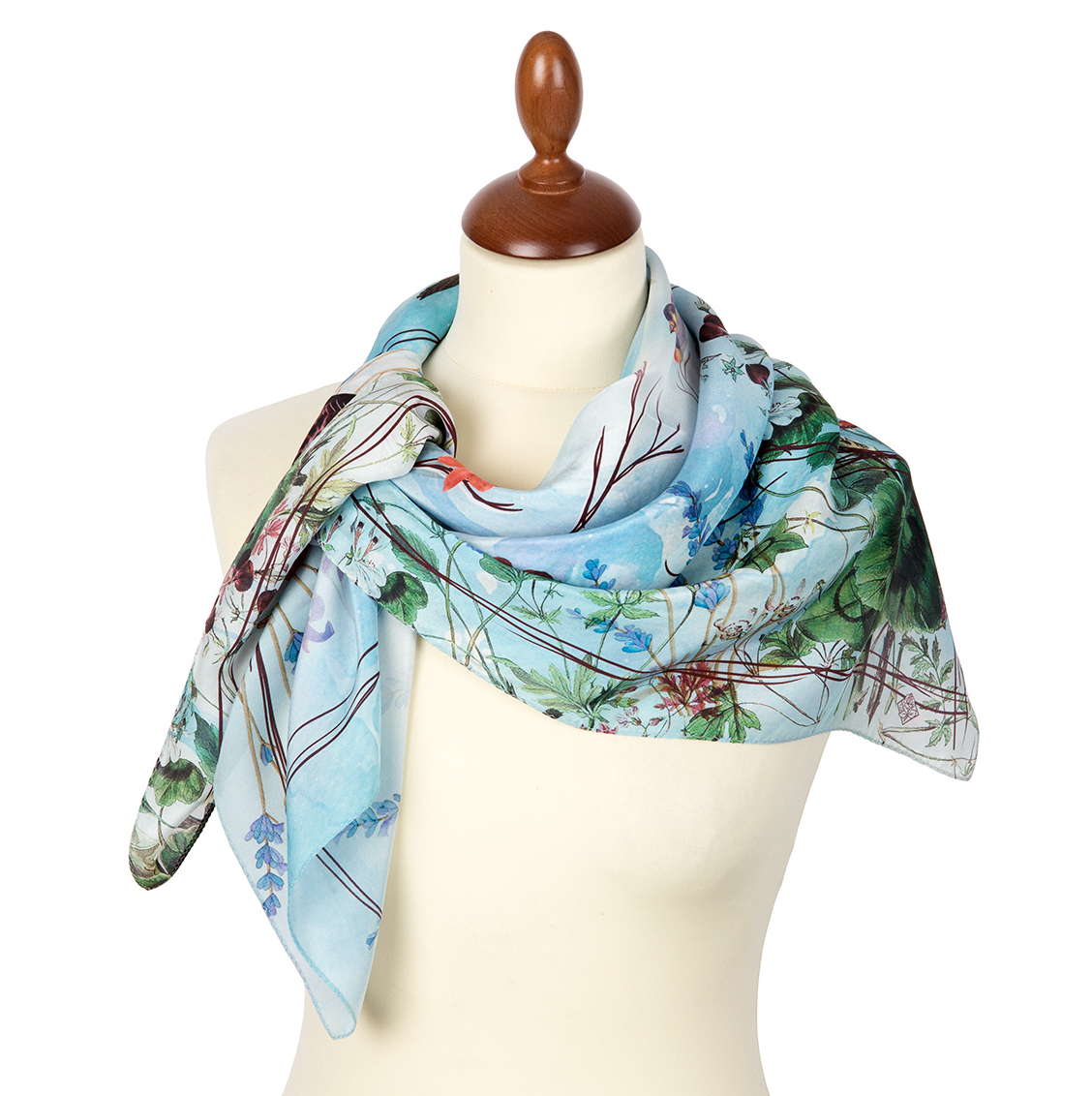 Foulard en soie "Cerf"