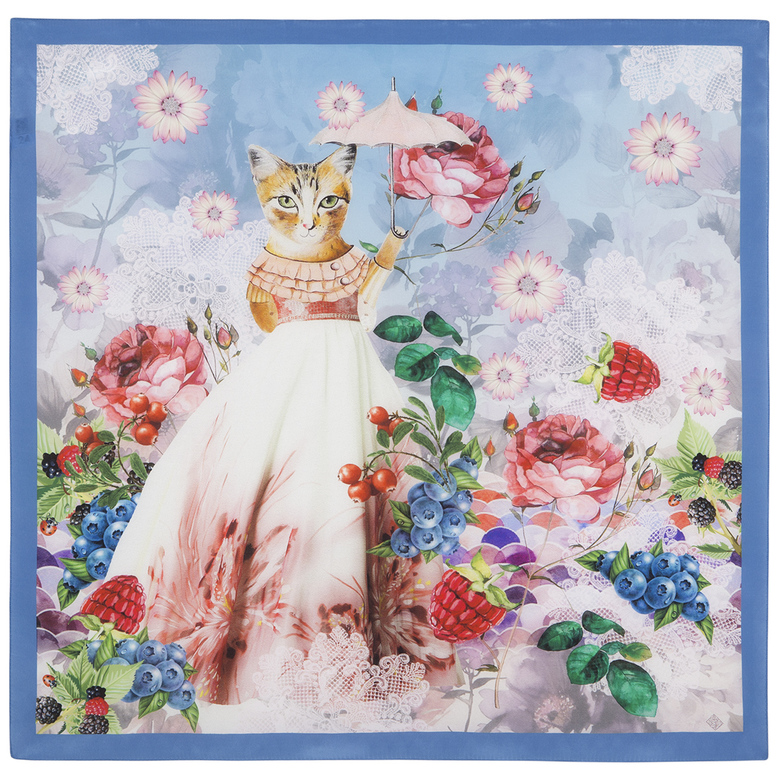 Foulard en soie "Mademoiselle"