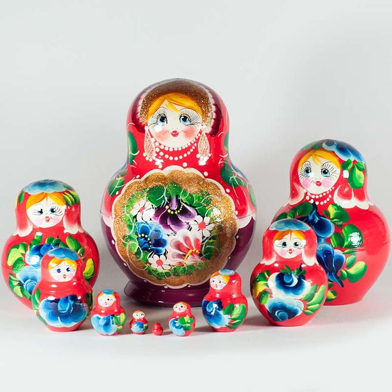 Poupée Russe Rouge