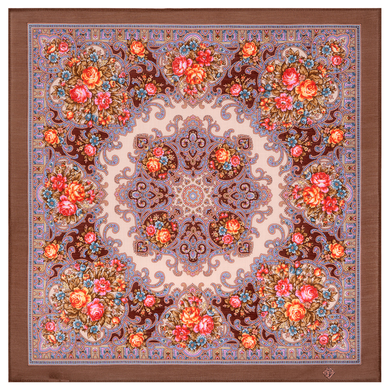 Foulard en laine "Lumière du soleil" Or