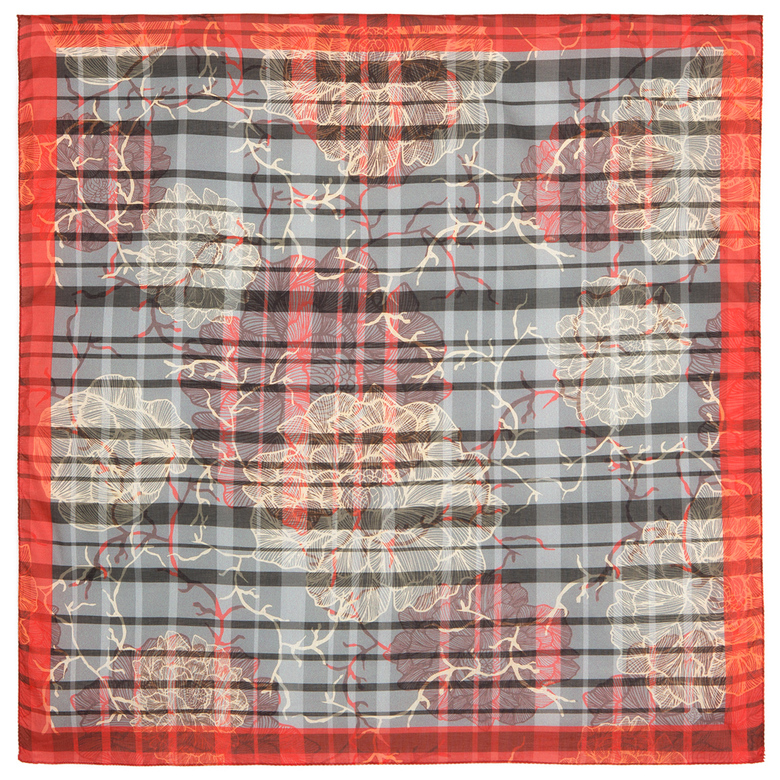 Foulard en coton "Fleur"