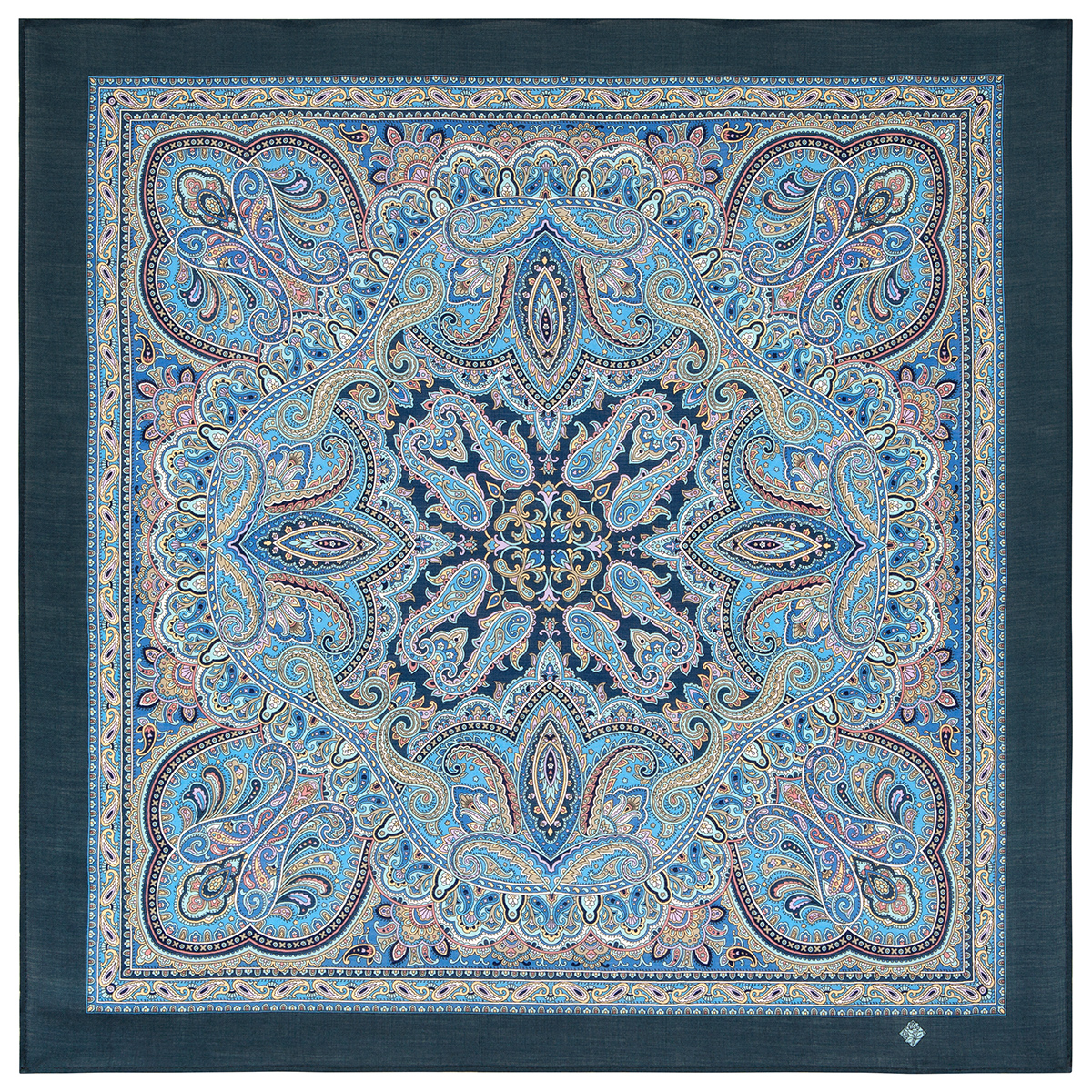 Foulard en laine "Fee" Blue