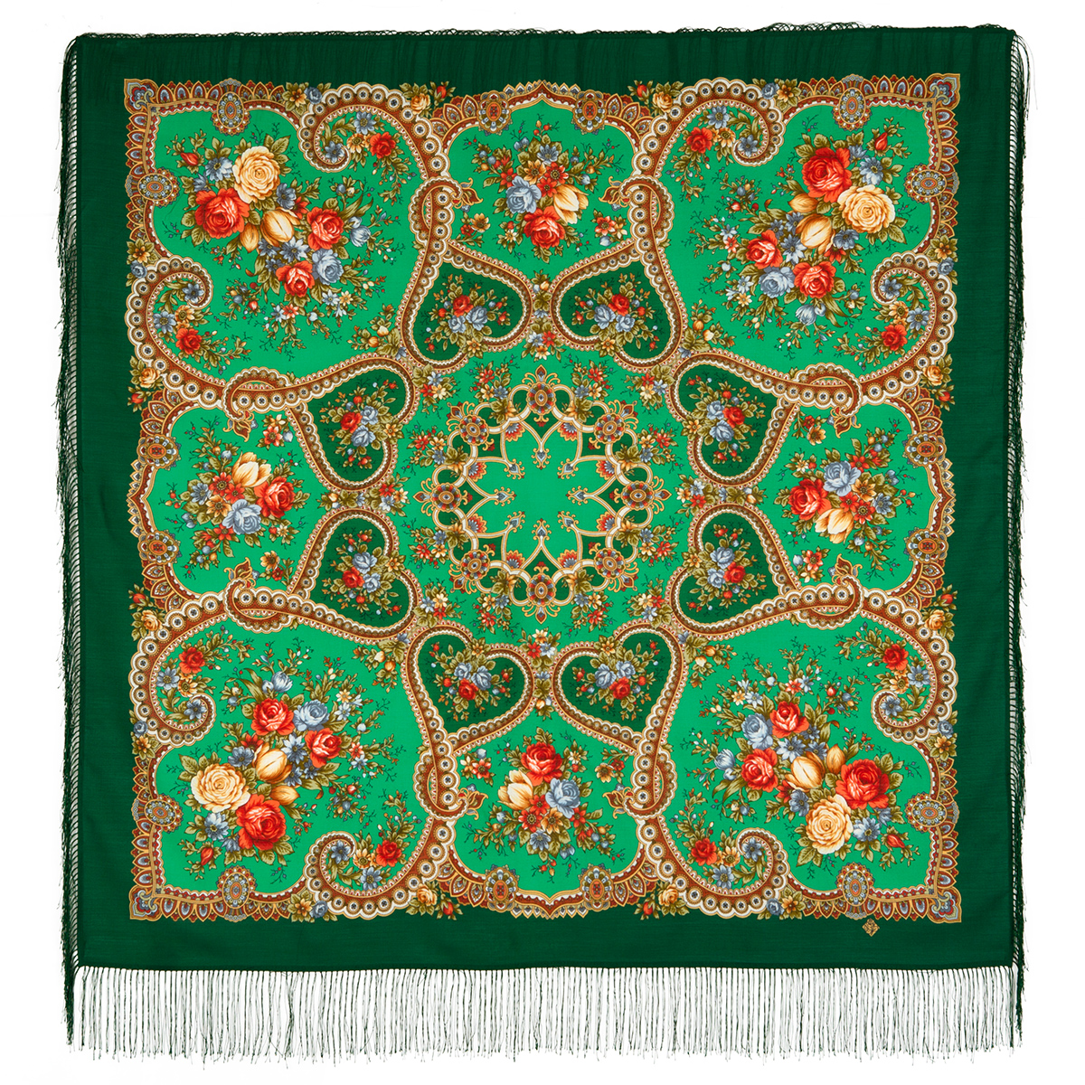 Foulard en laine "Printemps"
