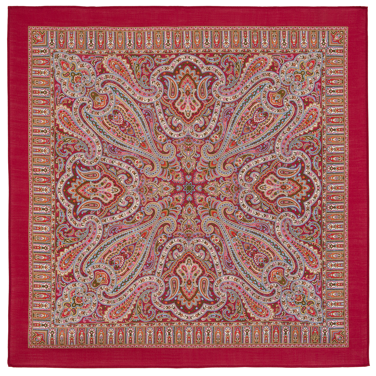 Foulard en laine "Rivière Dorée"