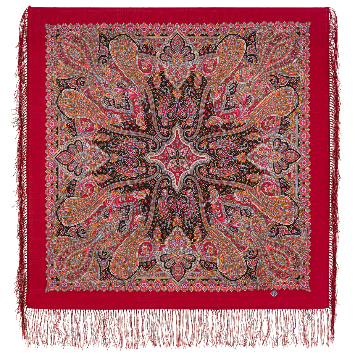 Foulard en laine "Fleur de Vie"