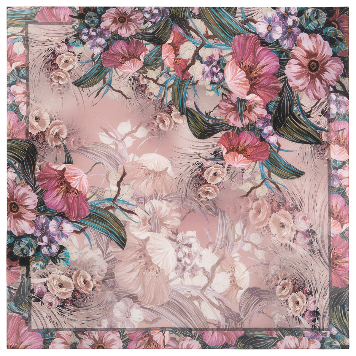 Foulard en soie "Féminité"