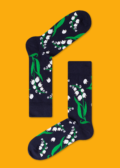 Chaussettes "Muguet"