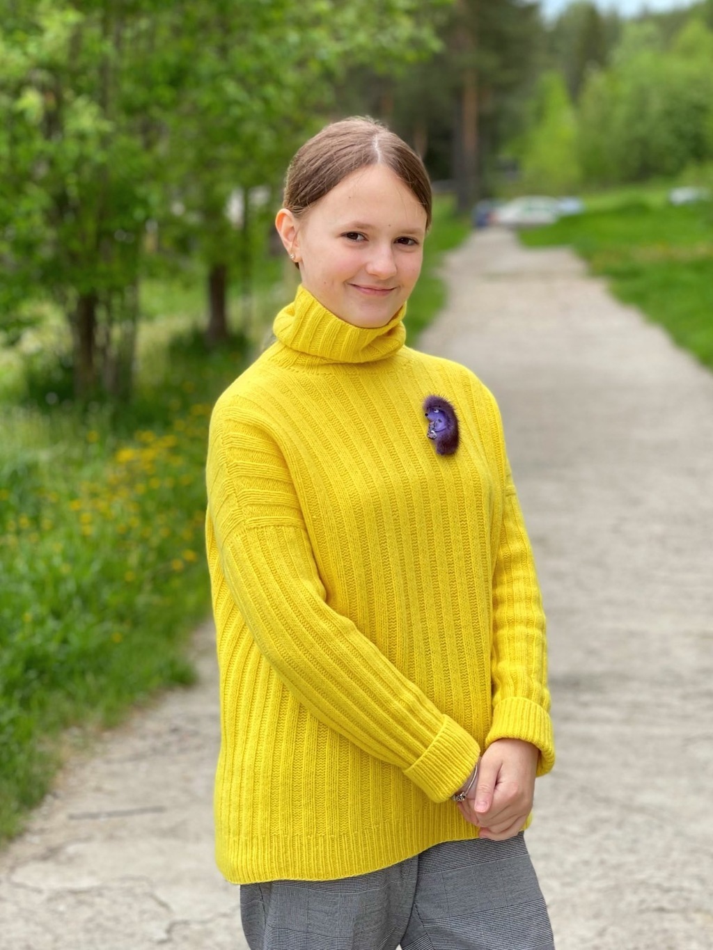 Комплект из свитера и юбки - FRENCH COUTURE