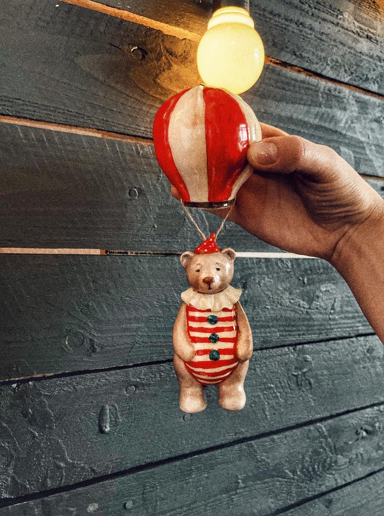 Елочные игрушки ручной работы из керамики купить
