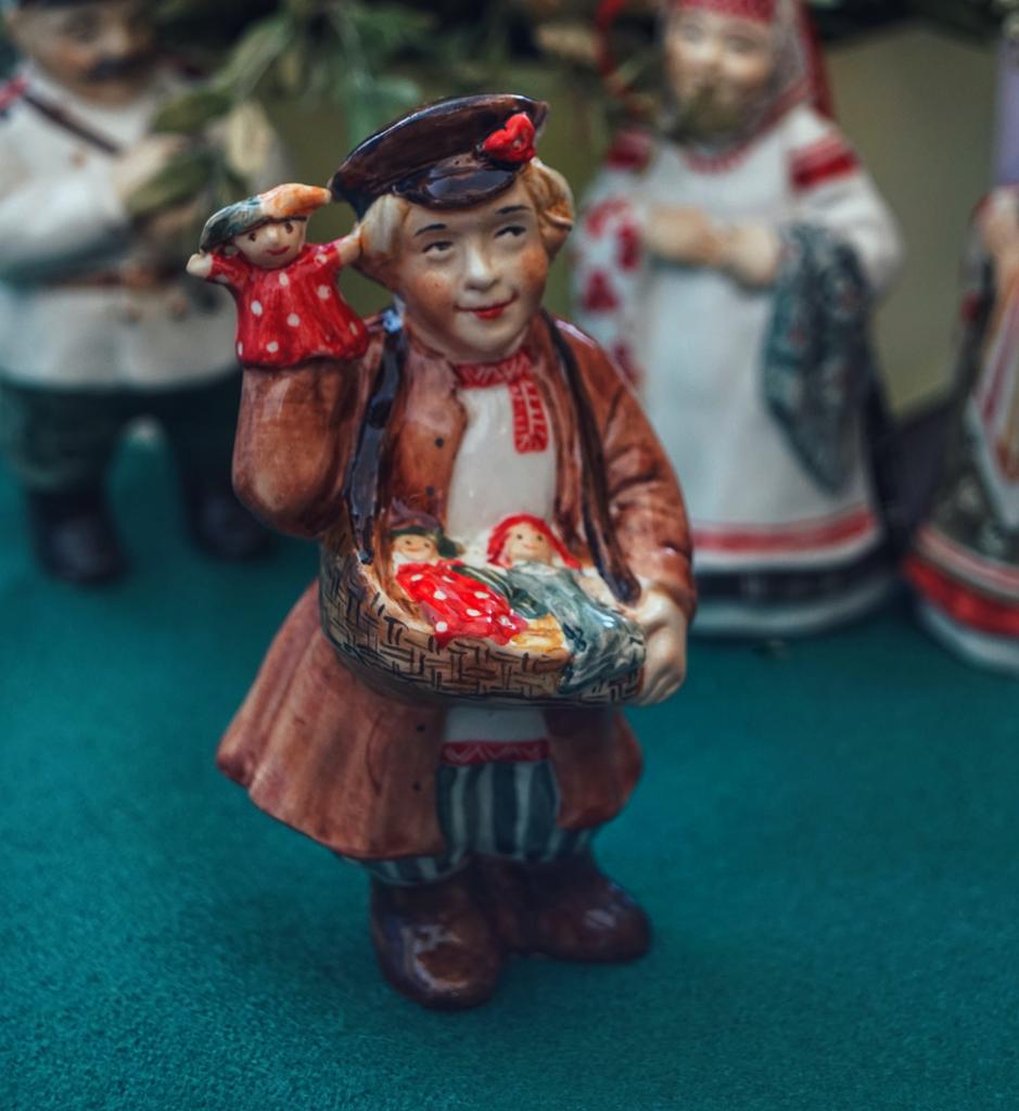Елочные игрушки ручной работы из керамики купить
