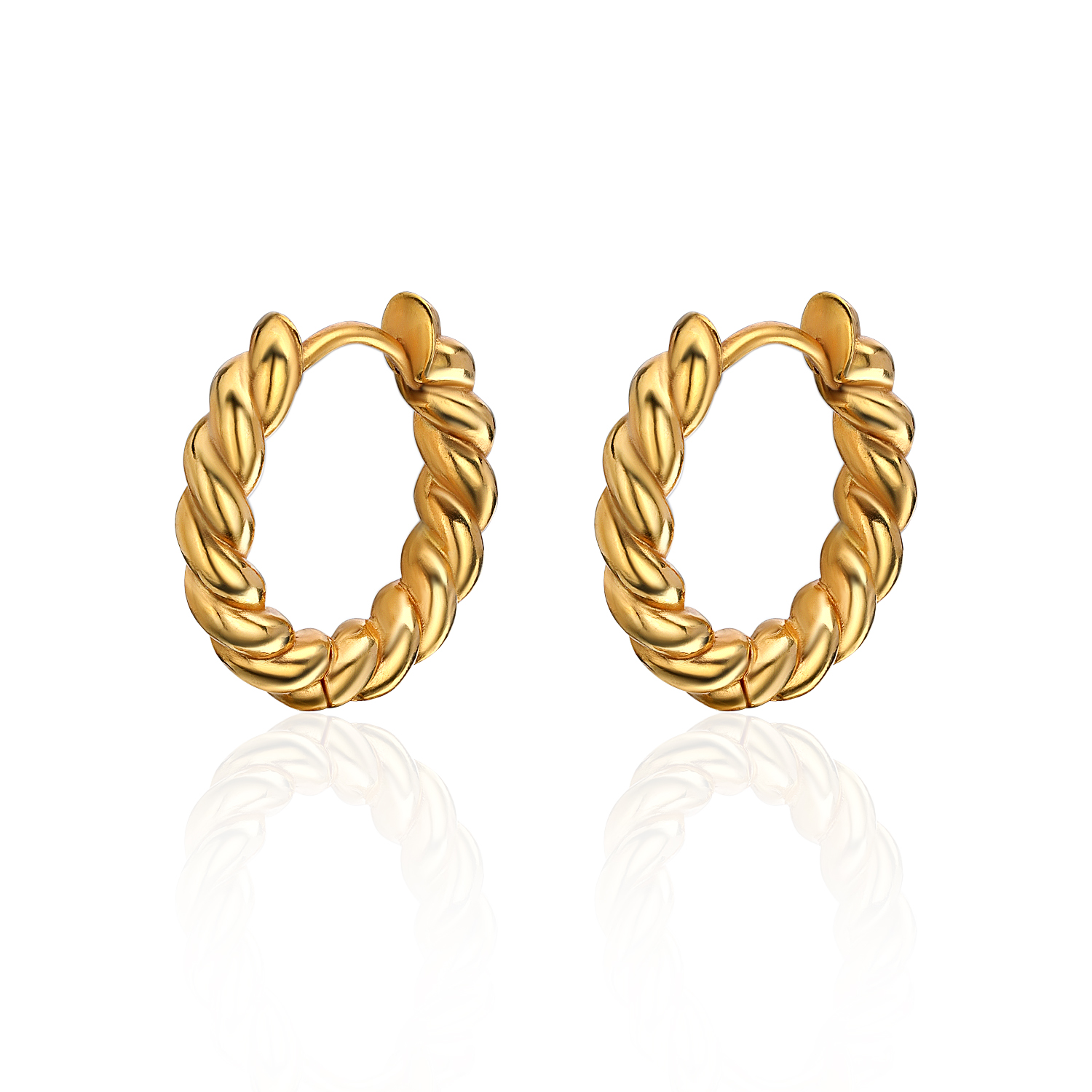 Серьги HELIX RINGS серебро