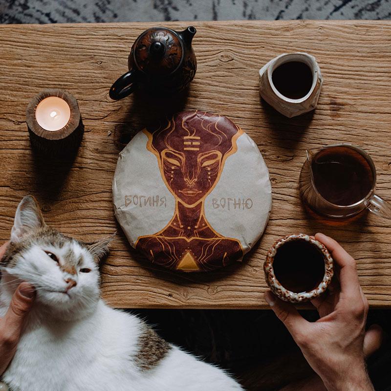 Шу Пуер "Богиня вогню" від MEDITATEA, 357 г, 2018 рік