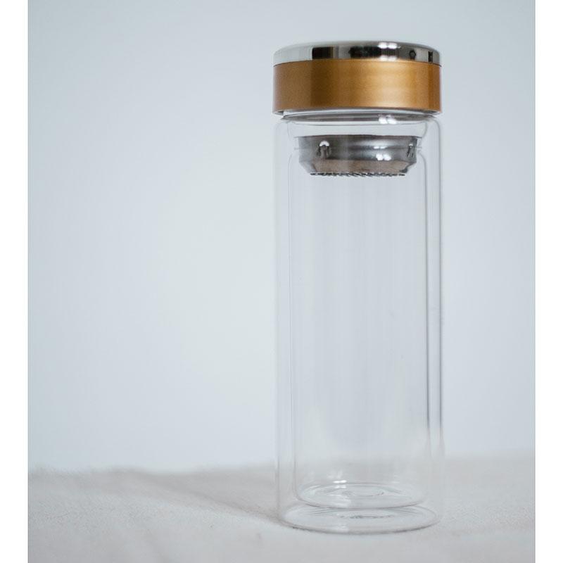 Колба з подвійного скла для заварювання чаю