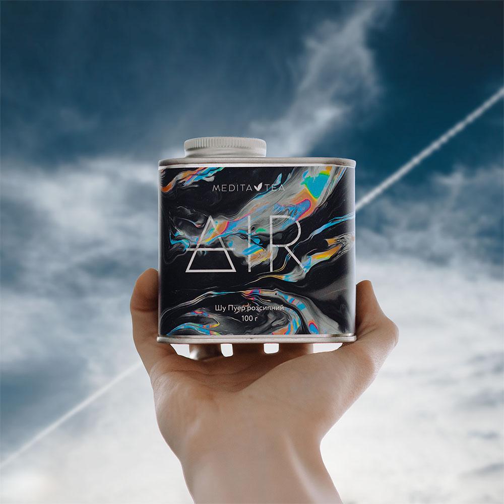 Шу Пуер AIR від MEDITATEA, 100 г, 2018 рік