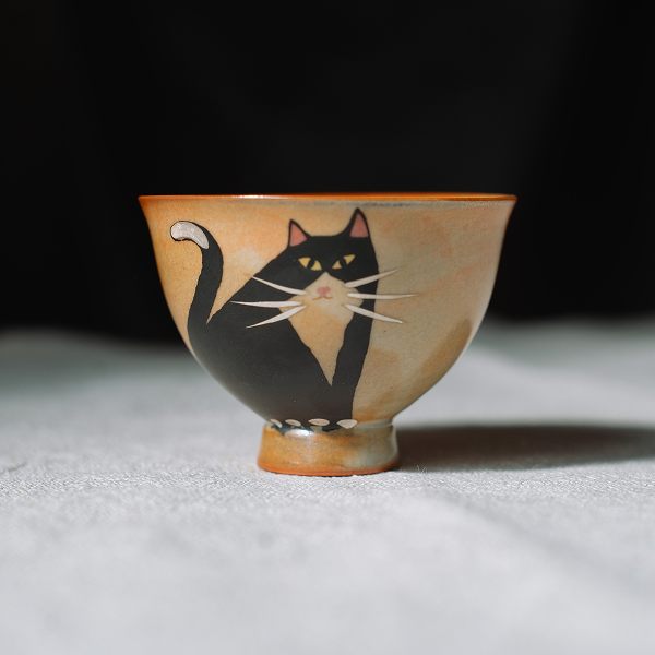 Піала з серії "Котячі мемуари", 50 мл (кіт сидячий)