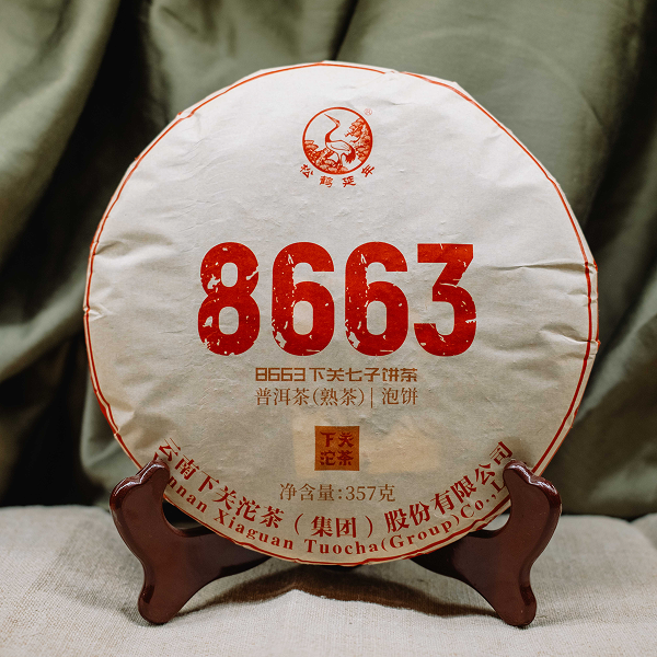 Шу Пуер 8663, фабрика Сягуань, 2024 рік, 357 г