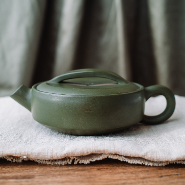 Чайник з ісинської глини Зелений, 220 мл