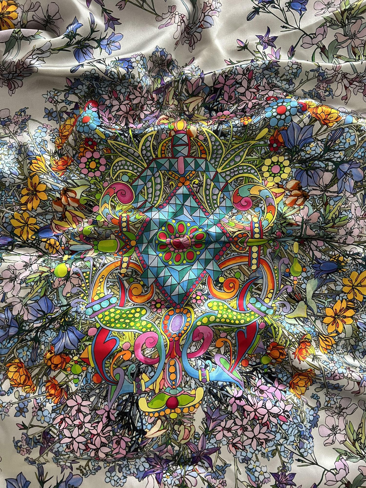 Платок "Plantae pretiosae" ("Драгоценные растения")