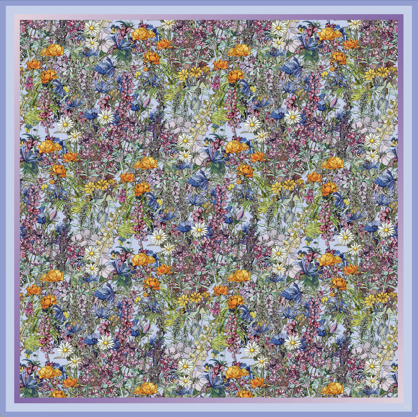 Платок "Ромашка" ("Matricaria recutita")