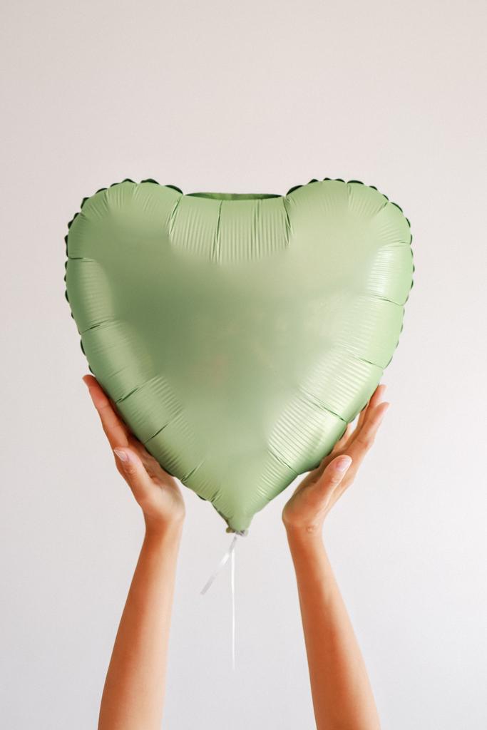 ЗВЕЗДЫ/СЕРДЦА/КРУГИ > Фольгированный шар сердце, нюдовый, 48 см купить ...