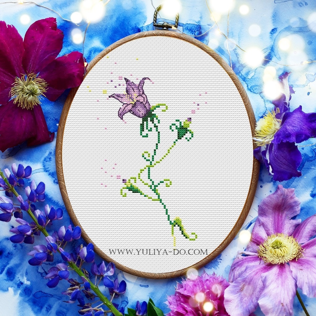 схема вышивки крестом мухоморы мухоморчики cross stitch forewer