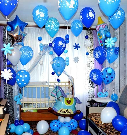 Как украсить детскую комнату ко Дню рождения малыша