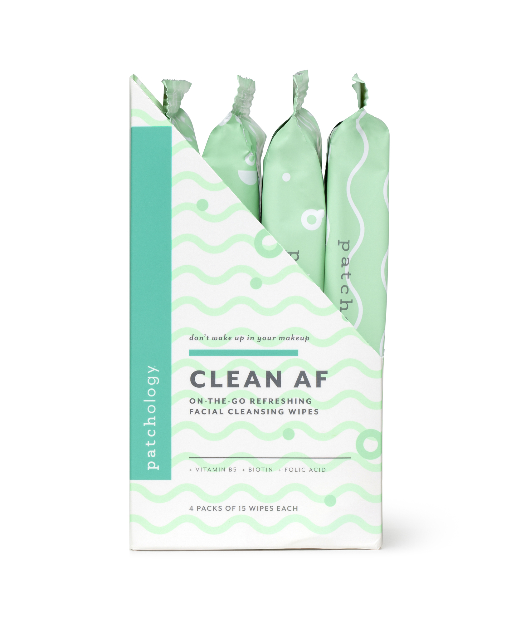 Patchology Clean AF Facial Cleansing Wipes - Очищаючі серветки для демакіяжу