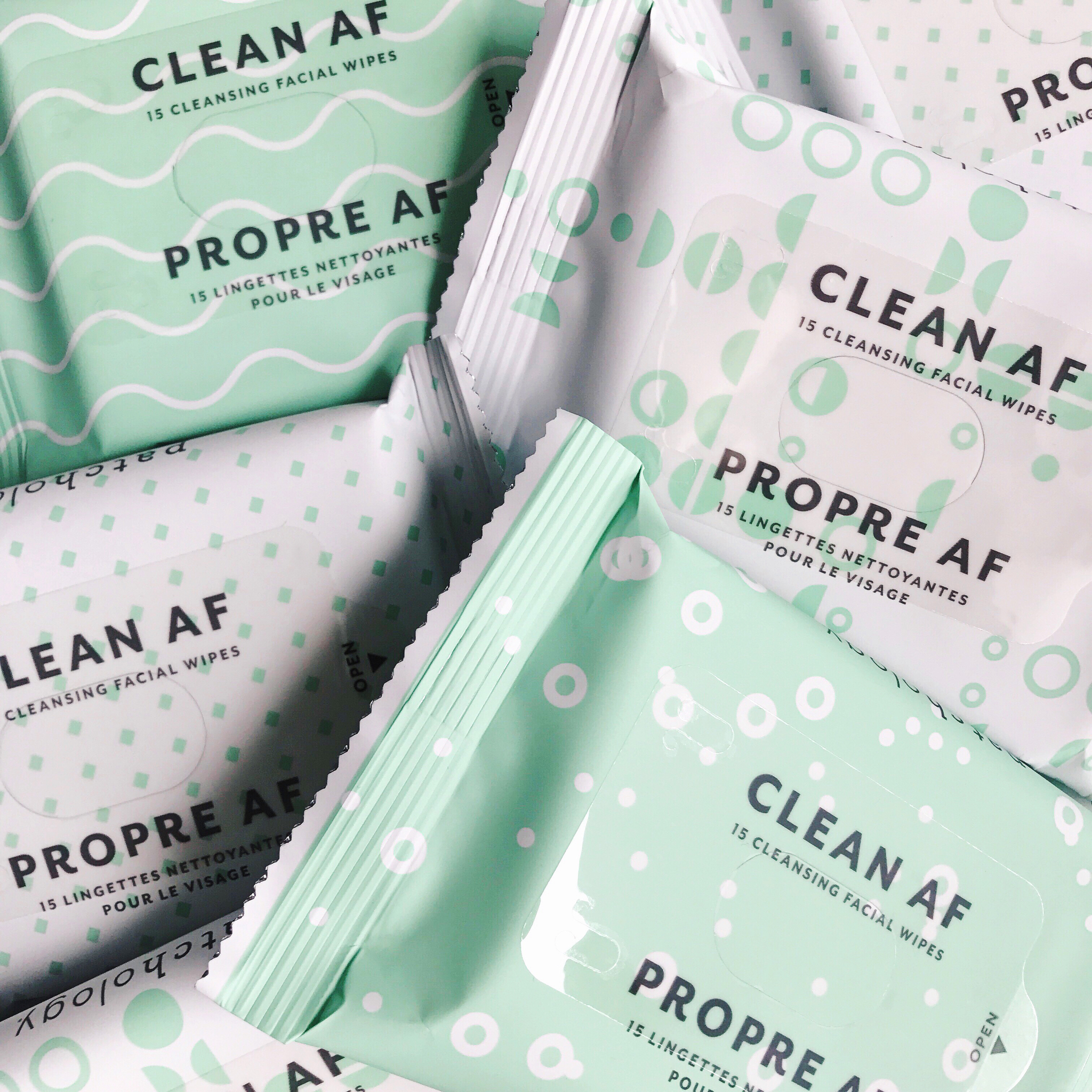 Patchology Clean AF Facial Cleansing Wipes - Очищаючі серветки для демакіяжу