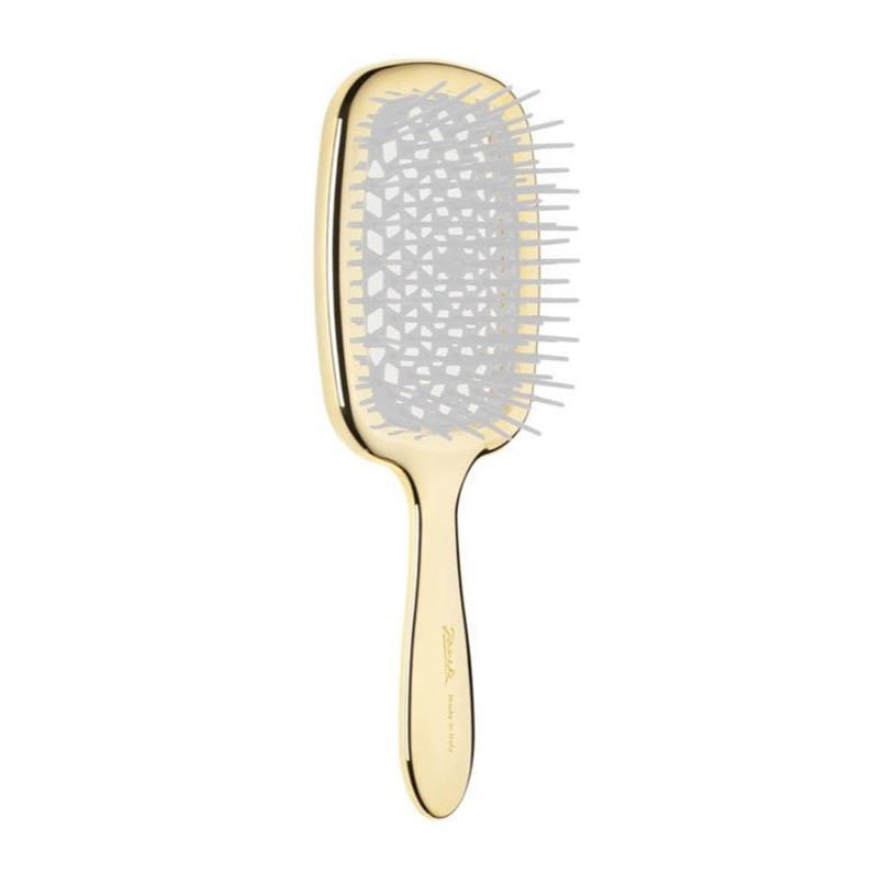 Janeke Superbrush - Гребінець для волосся біло-золотий на FreshBeauty.com.ua