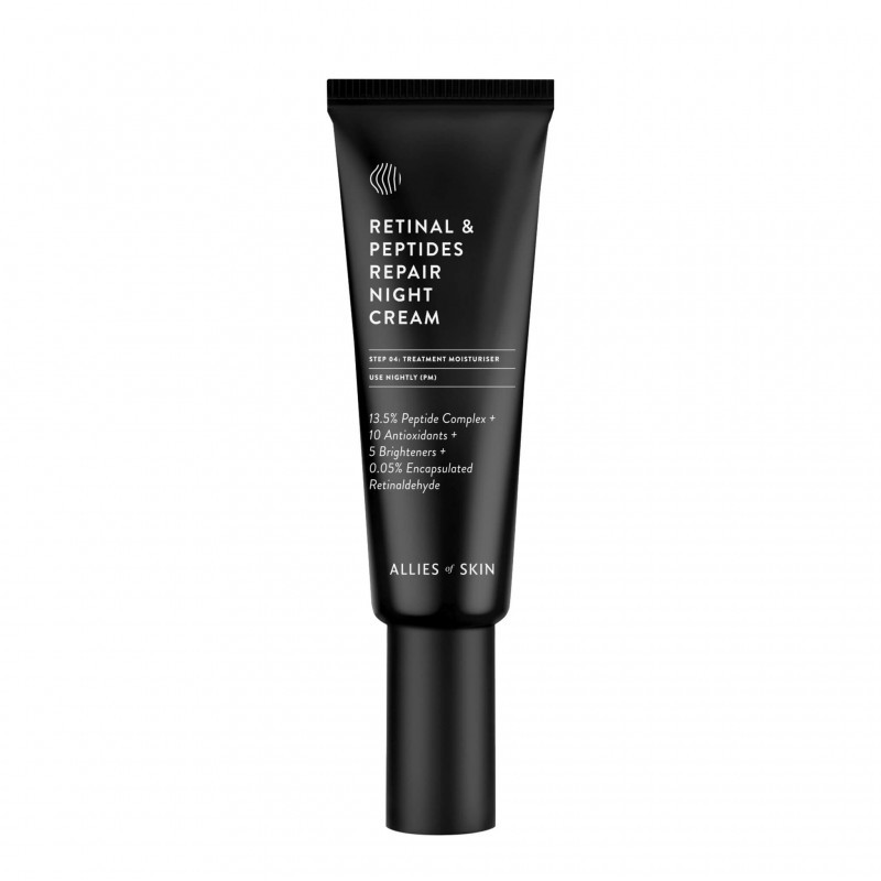 ALLIES OF SKIN Retinal & Peptides Repair Night Cream - Нічний антивіковий крем з ретинолом