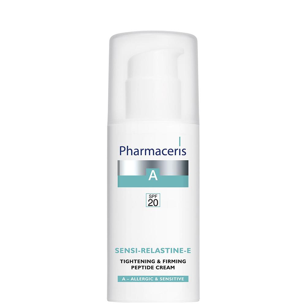 PHARMACERIS A Sensi-Relastine-E Tightening and Firming Peptide Cream SPF20 - Крем для обличчя проти зморшок