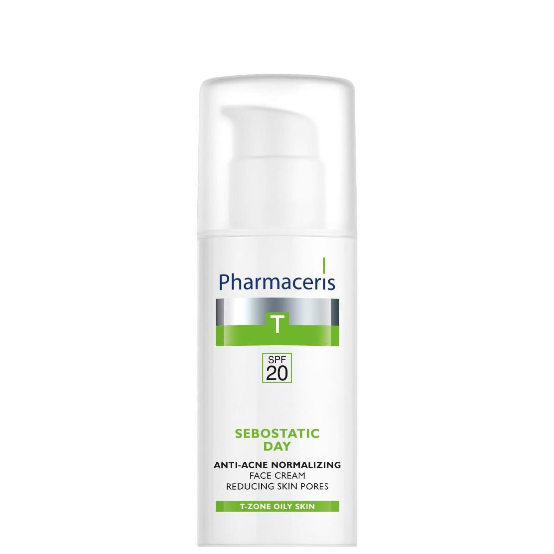 PHARMACERIS T Sebostatic Normalizing Matifying Anti-Acne Cream SPF20 - Нормалізуючий матуючий крем