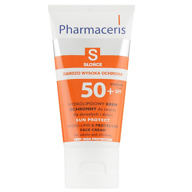 PHARMACERIS S Sun Protect Intense Protective Face Cream SPF 50+ - Гідроліпідний сонцезахисний крем для обличчя